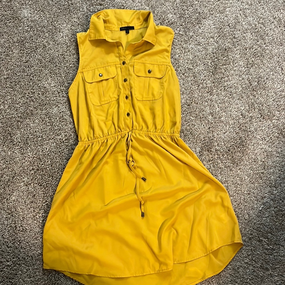 Bebop mustard yellow dress